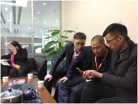 迪歐代表與鹿鼎催總交流