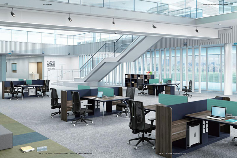 蔚來系列 - 個性定制現代辦公室屏風卡位