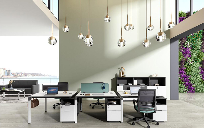 格林系列 - 綠色環保膠板職員桌 格林系列 - 綠色環保膠板職員桌