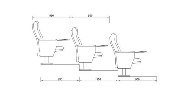 時尚舒服電影院椅子
