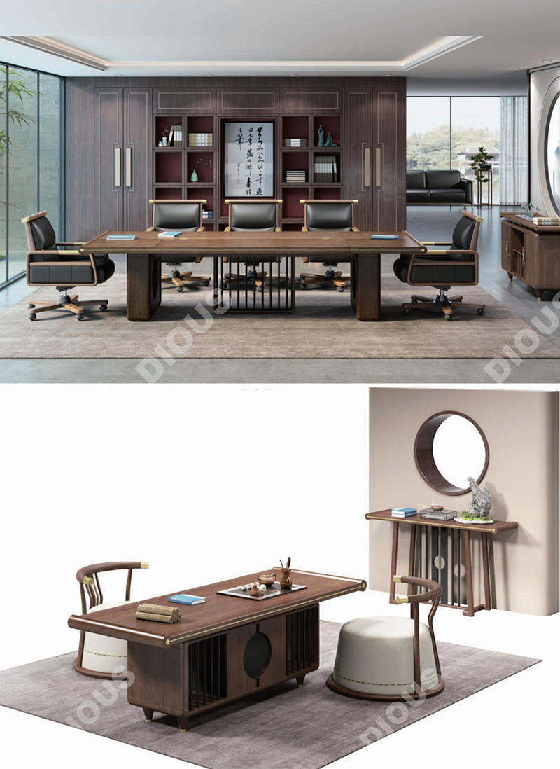 行云系列板木老板桌 行云系列板木老板桌