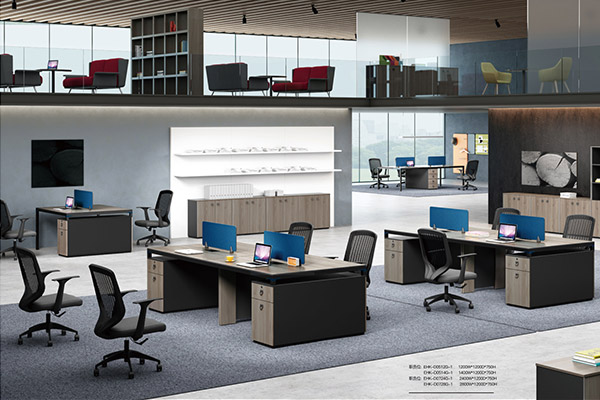 職員辦公桌椅簡(jiǎn)約桌椅組合屏風(fēng)工位4/6/8人位漢克 職員辦公桌椅簡(jiǎn)約桌椅組合屏風(fēng)工位4/6/8人位漢克