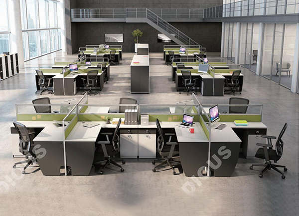 新品-定制個性屏風辦公桌-維雅系列-迪歐家具 新品-定制個性屏風辦公桌-維雅系列-迪歐家具