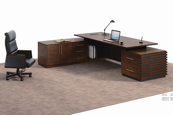 公司企業事業單位總裁總經理胡桃木中班臺EDE-01F13