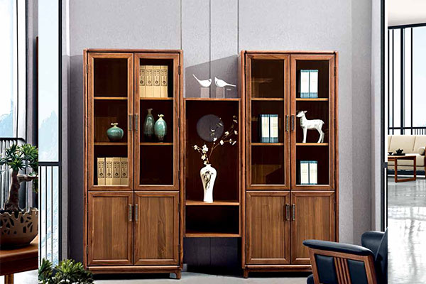 迪歐實木新款老板辦公室文件柜-旭日東升 迪歐實木新款老板辦公室文件柜-旭日東升