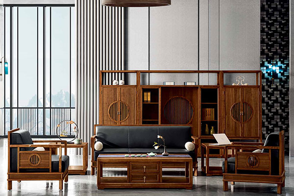 迪歐新品實木老板休閑辦公沙發-圓意 迪歐新品實木老板休閑辦公沙發-圓意