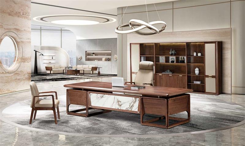 2021-總裁辦公桌-傳承系列-迪歐家具-方圖
