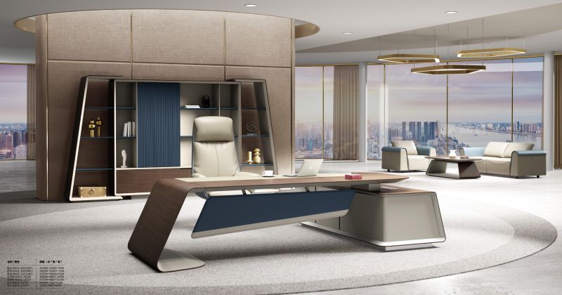 2022-時尚總裁大班臺-迪歐家具-慕馳系列 2022-時尚總裁大班臺-迪歐家具-慕馳系列